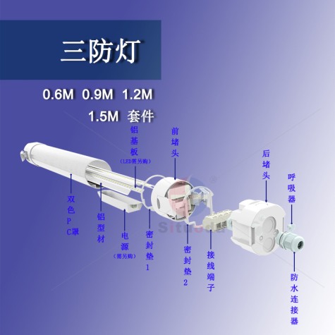 供應(yīng)圓形三防燈40W(1.2米)